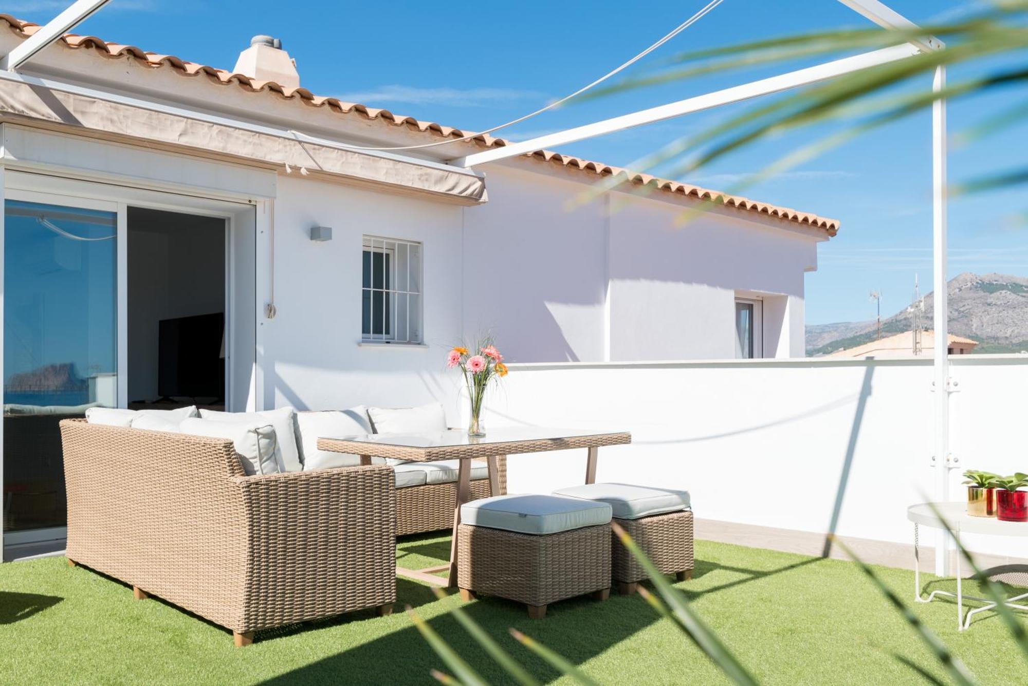 Atico Vistas Al Mar, Terraza, Piscina Y Parking By Vero Altea Dış mekan fotoğraf